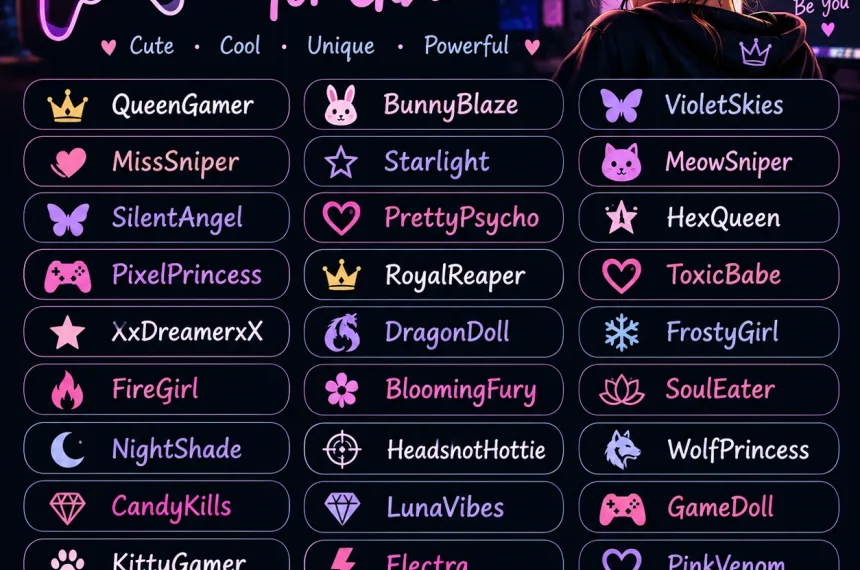 gamertags-for-girls